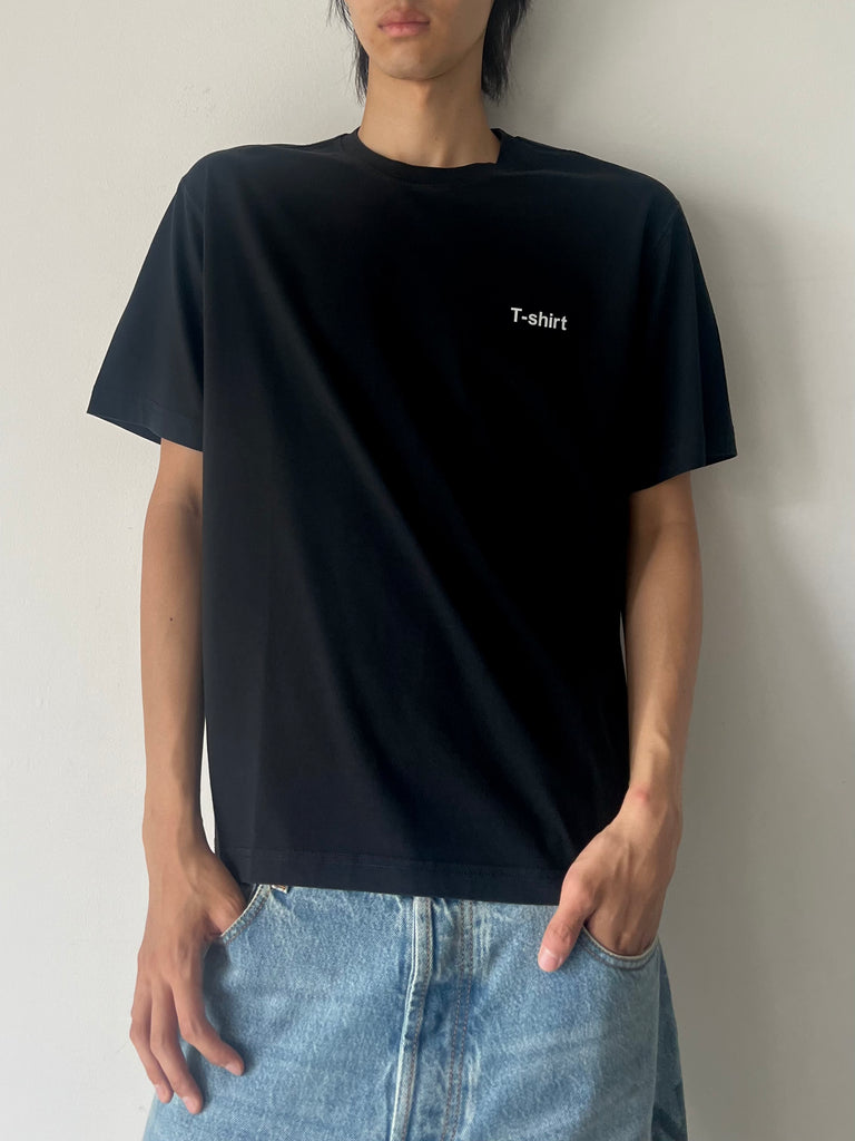 【MH27TR221B】DEFINITION OVERSIZED T-SHIRT BLACK