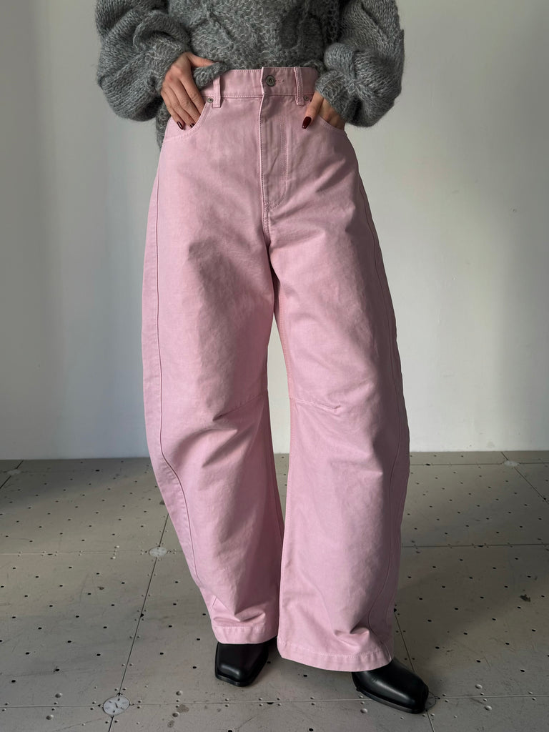 BARREL TROUSERS PINK