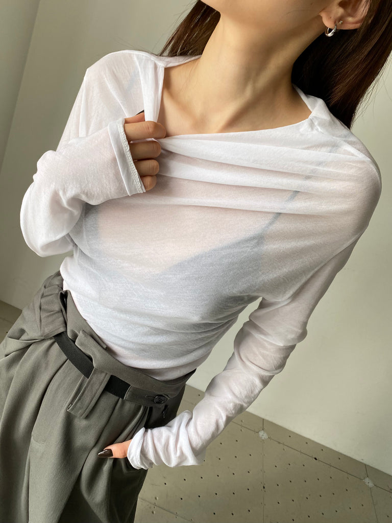 IIROT SHEER ASYMMETRY TOPS イロット 正規取扱店 – ADDITION ADELAIDE