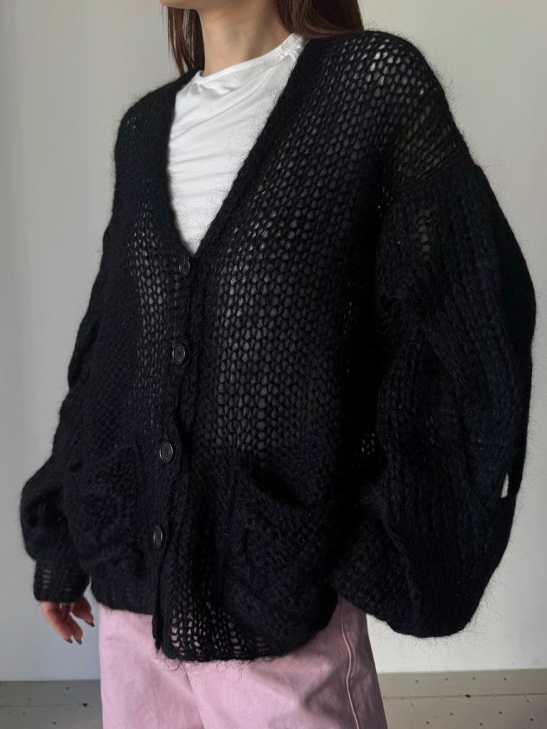 ANAGRAM CARDIGAN BLACK