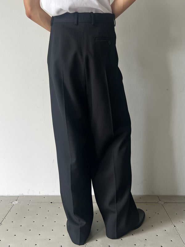 【A001Z4-TPT15-1000】Large Fit Tlrd Pants BLACK