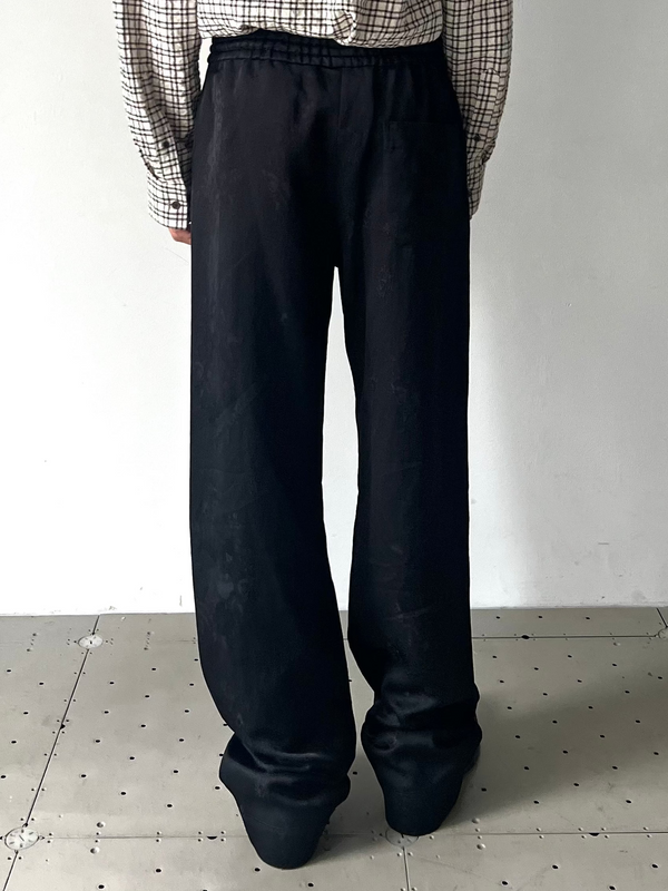 【262-020913-4352】02090-PACH BIS 4352 M.W PANTS BLACK