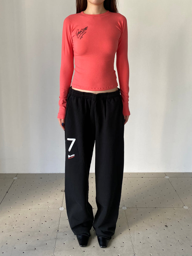 CROPPED SWEATPANTS BLACK