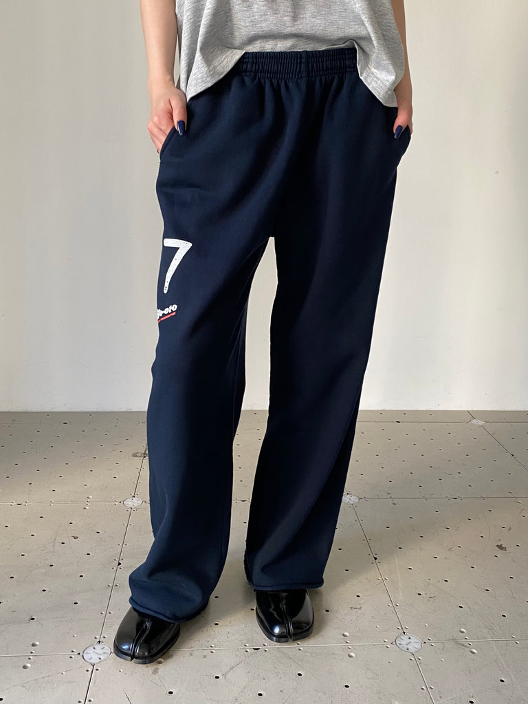 CROPPED SWEATPANTS NAVY