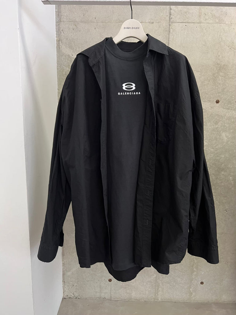 US LAYERED SHIRT BLACK