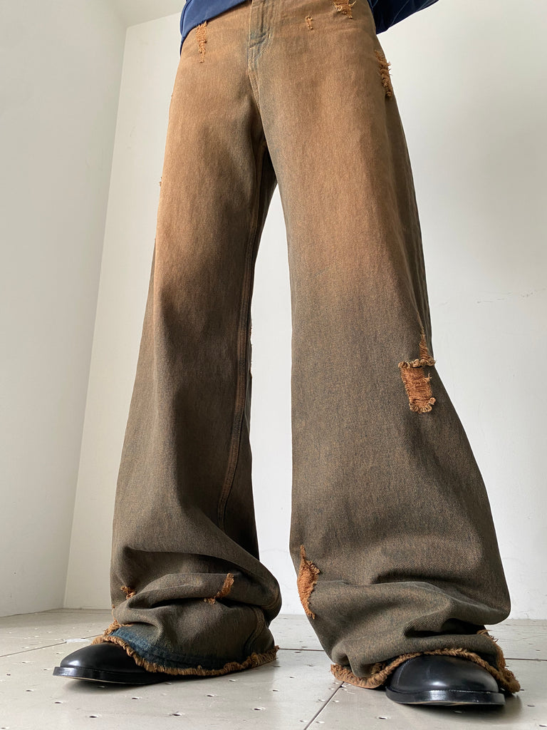 BAGGY DENIM BROWN