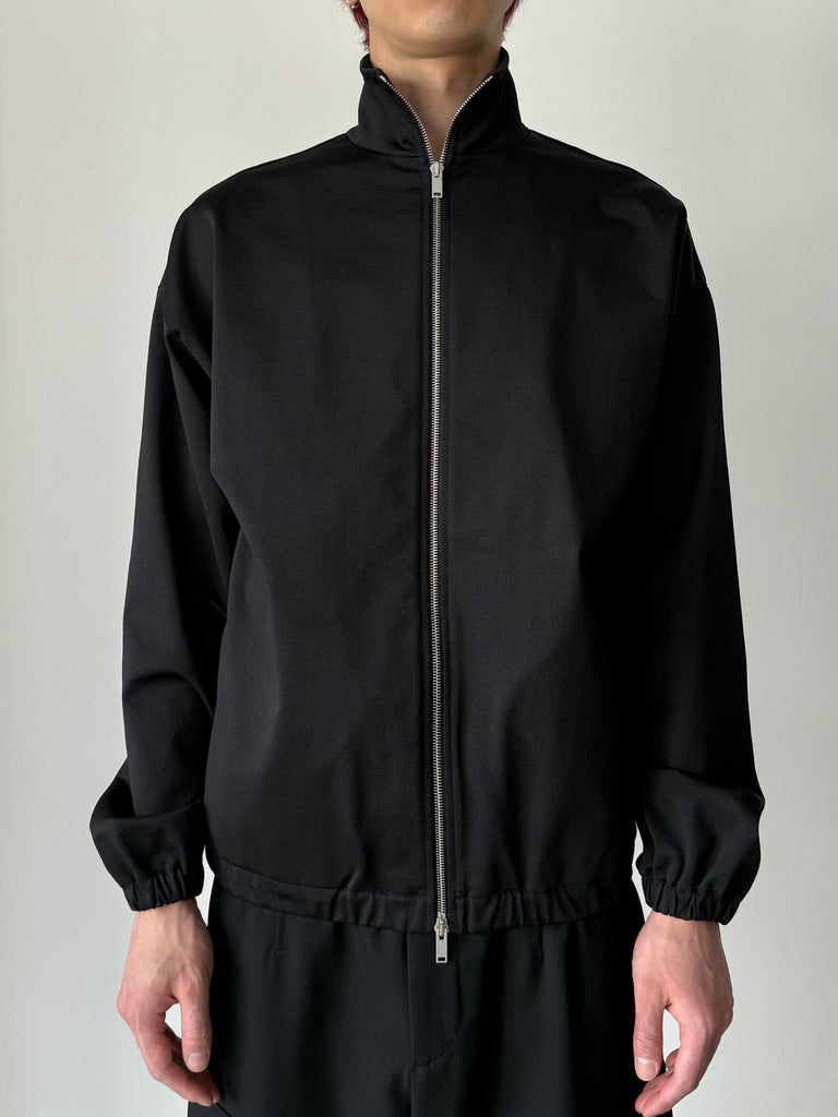 SWEATSHIRT W/ZIP BLACK