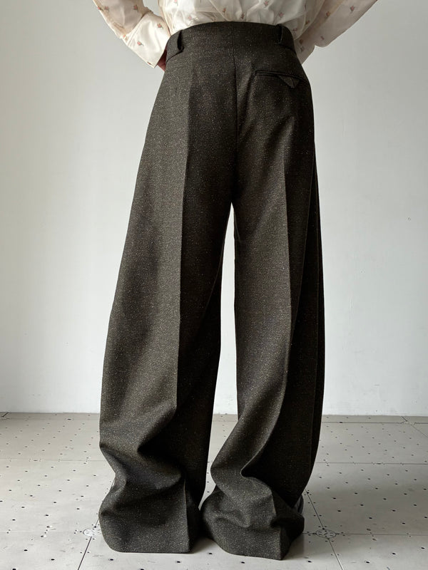 【AW26 PT 003 B】WIDE PANTS GREEN