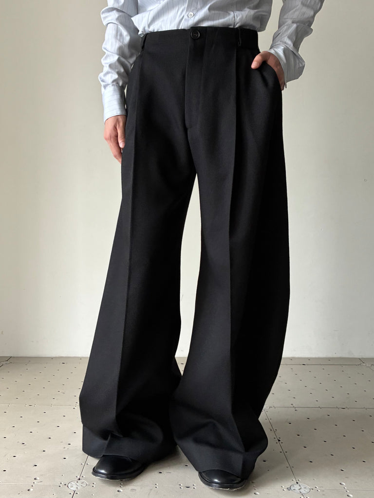 【AW26 PT 003 A】WIDE PANTS BLACK