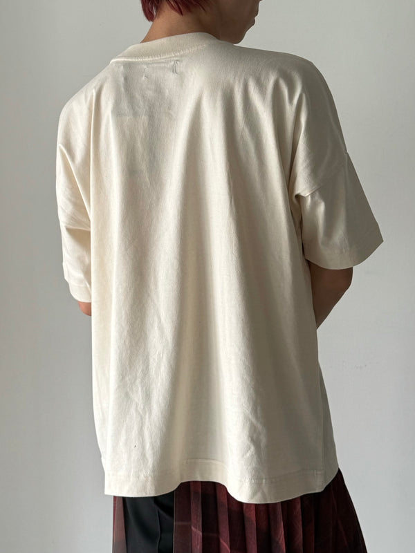 EGONLAB X WORLDNET T-SHIRT BEIGE