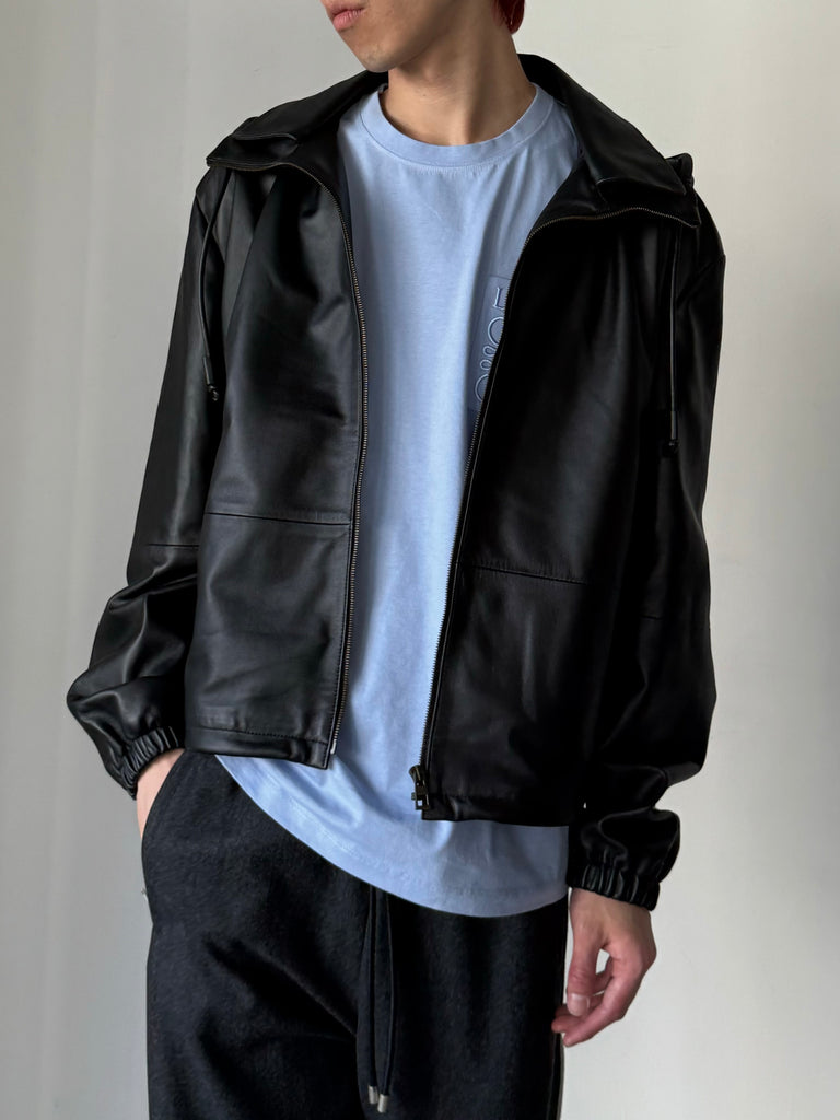 HOODED JACKET BLACK