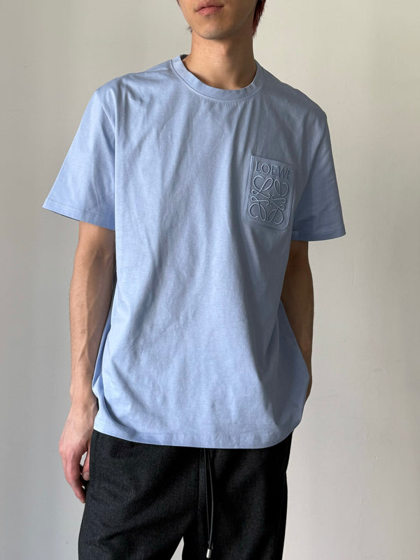 RELAXED FIT T-SHIRT LIGHT BLUE