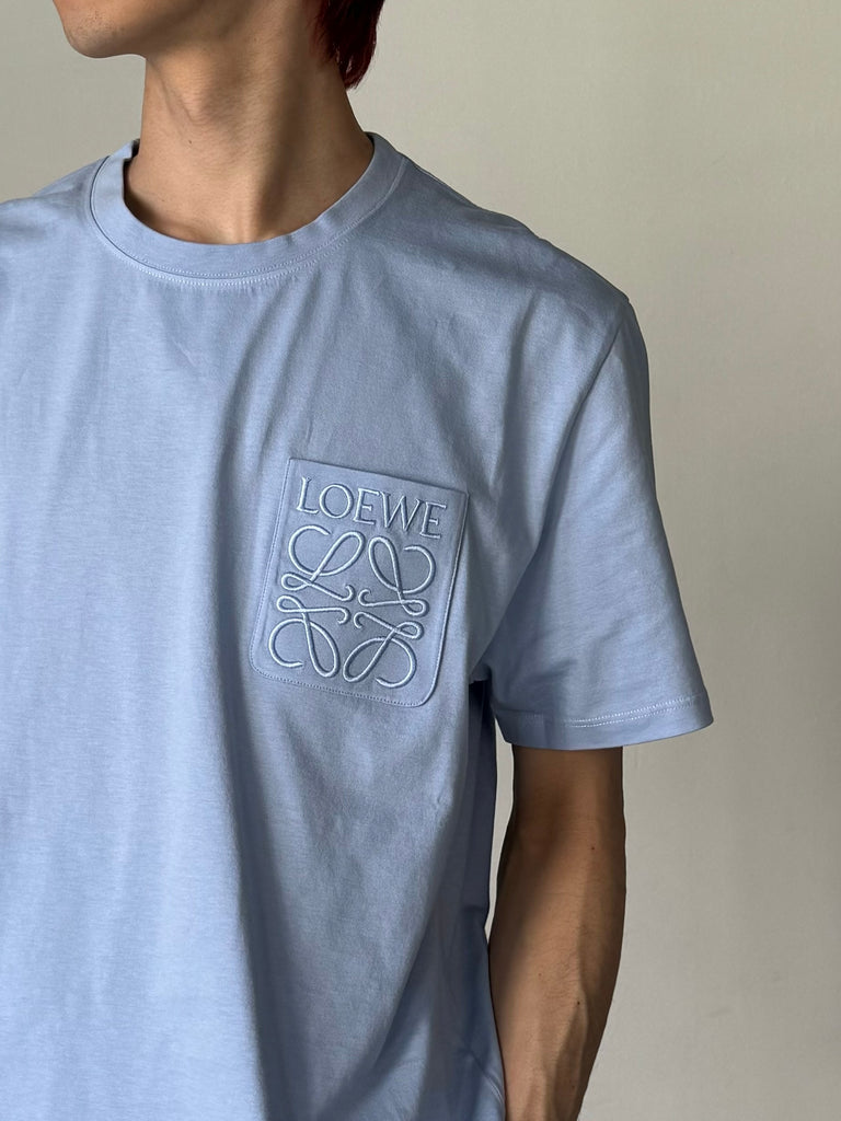 RELAXED FIT T-SHIRT LIGHT BLUE