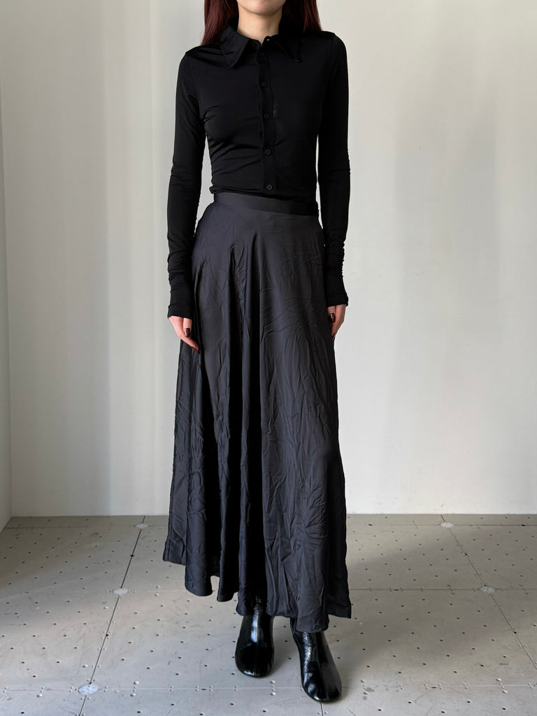 ASYMMETRIC SKIRT BLACK