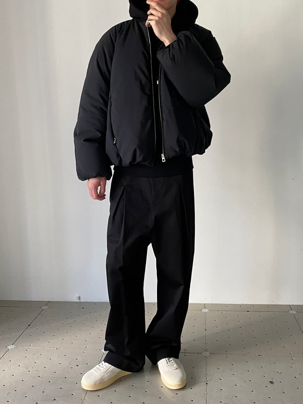 PADDED BOMBER JACKET BLACK