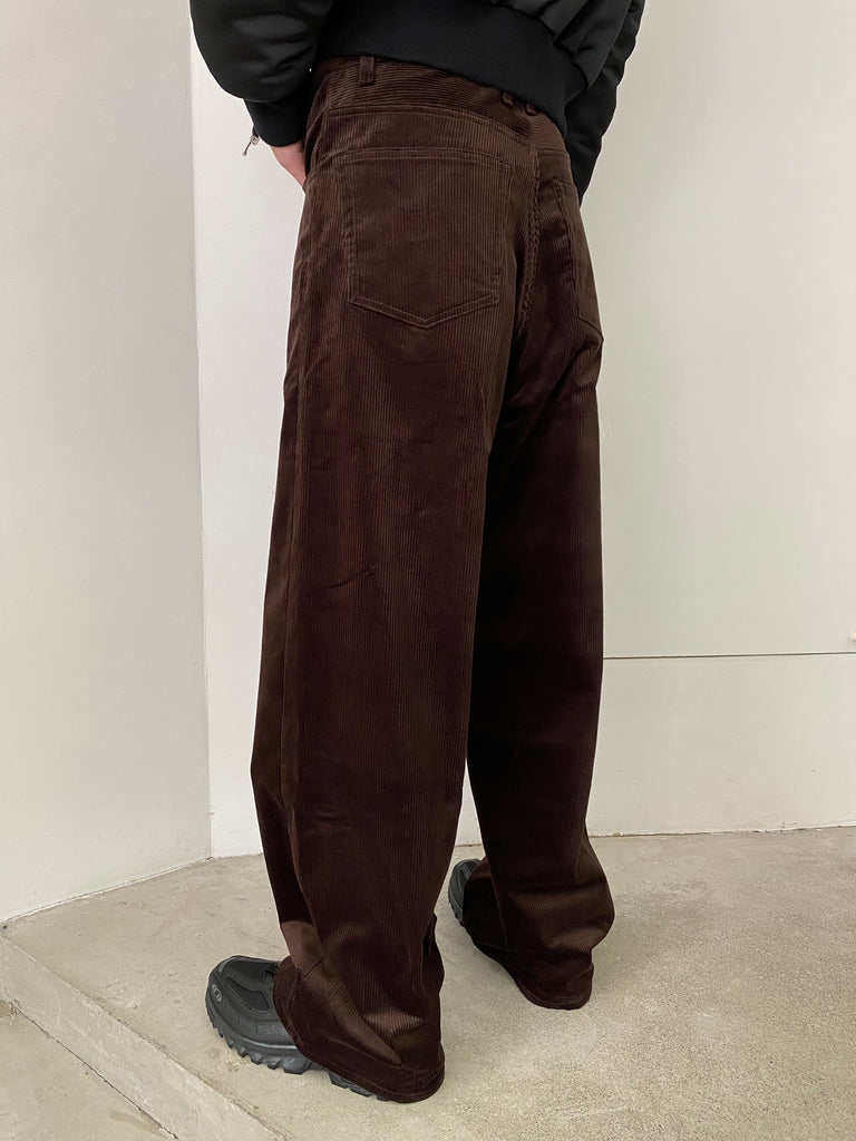 JUDE CORDUROY TROUSERS BROWN