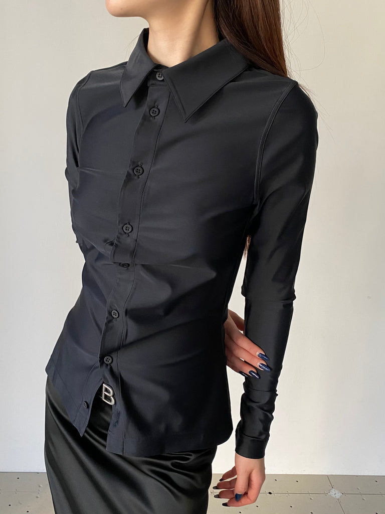 STRETCH SHIRT BLACK