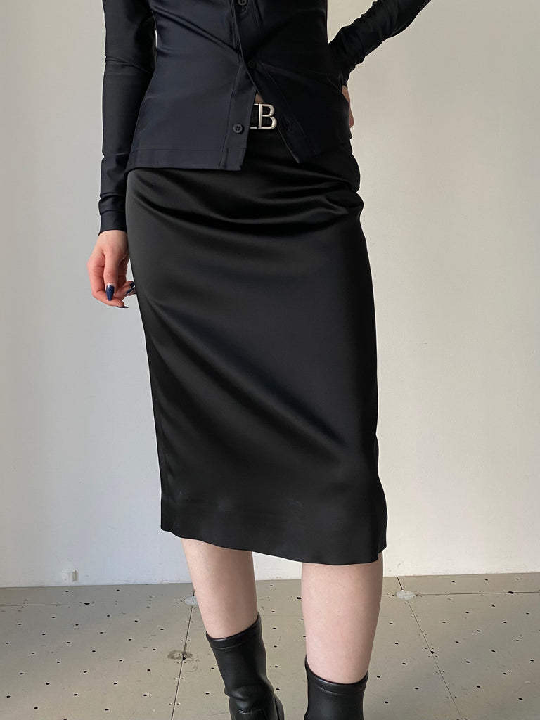 TAILORED SKIRT BLACK