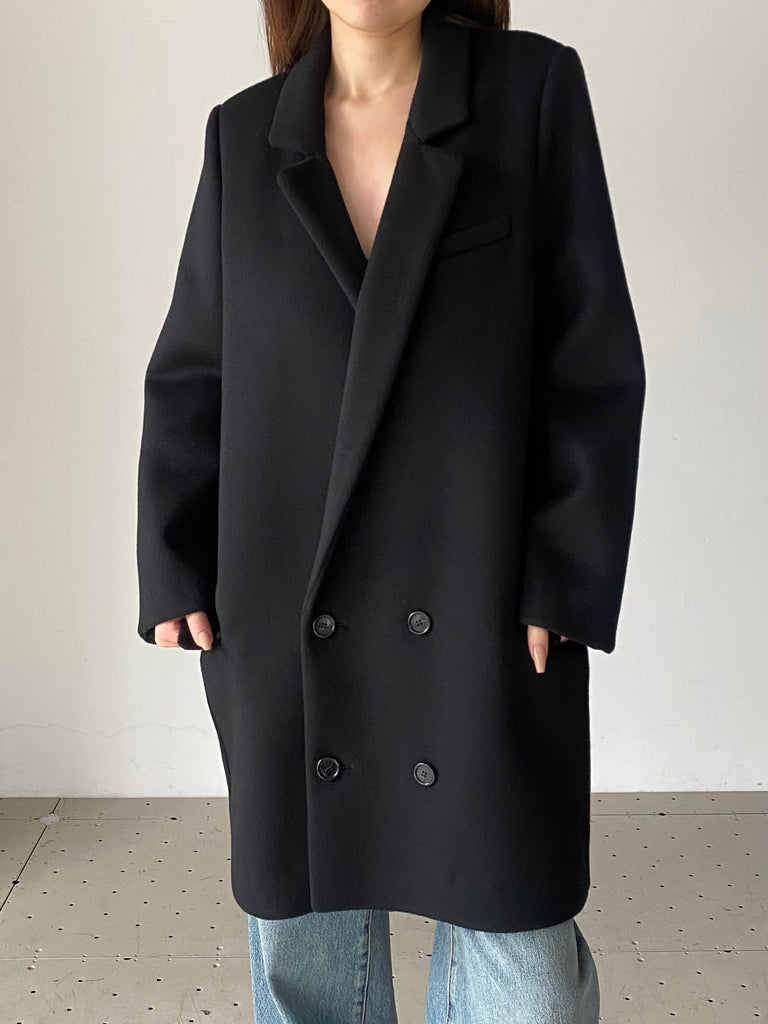 TAILORED COAT BLACK