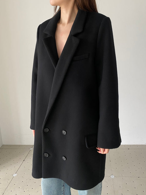 TAILORED COAT BLACK