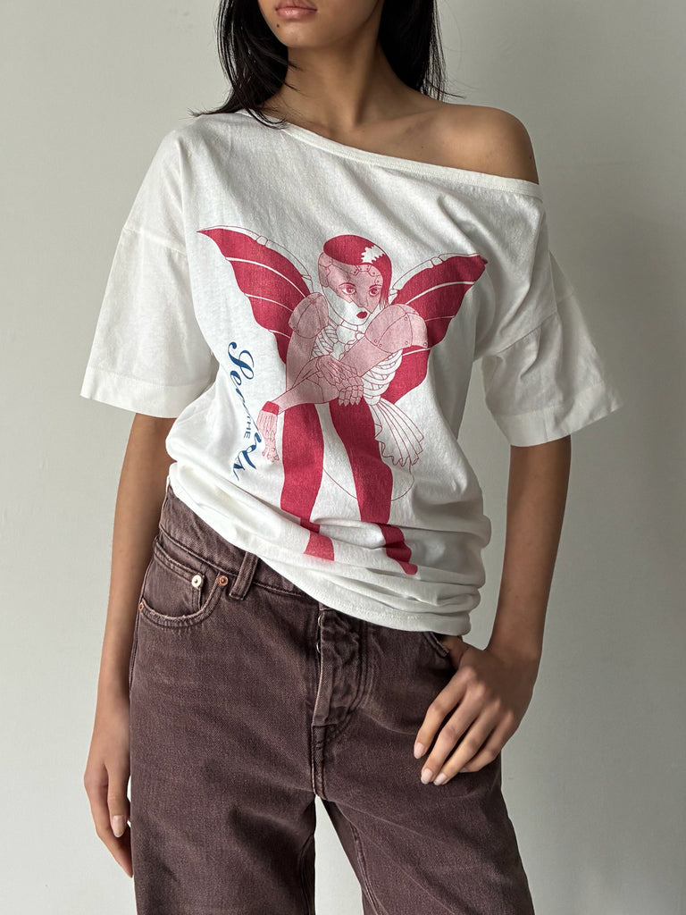 SLANT T-SHIRT WHITE