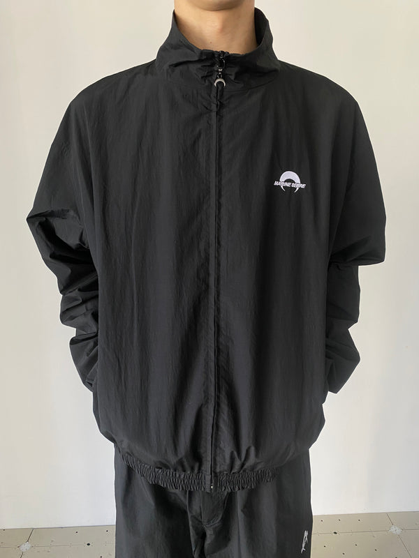 MS SPORT NYLON TRACK JACKET BLACK