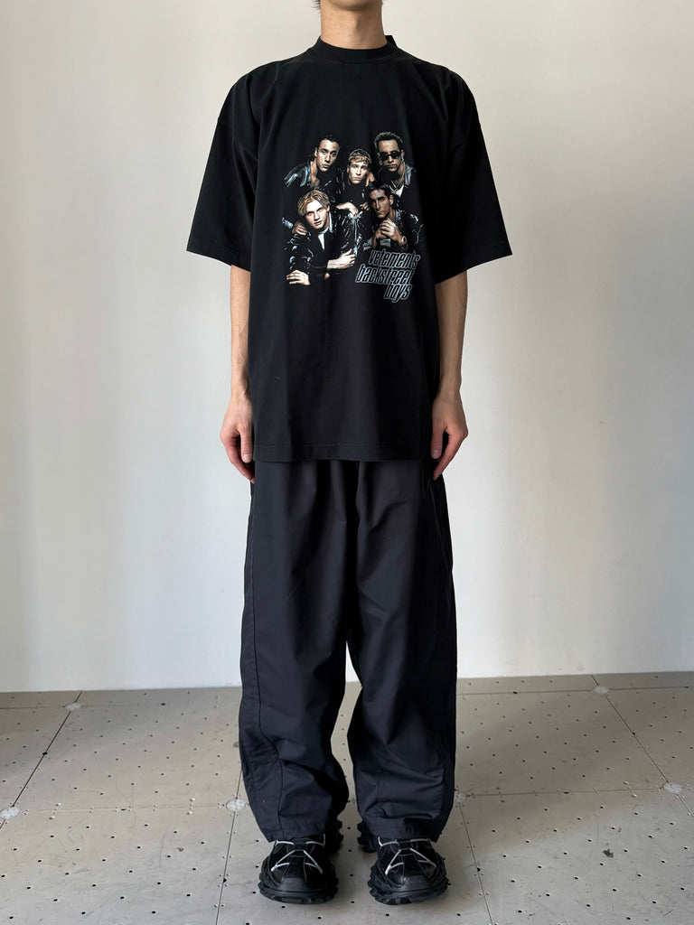 VETEMENTS BACKSTREETBOYS OVERSIZED T-SHIRT BLACK ヴェトモン