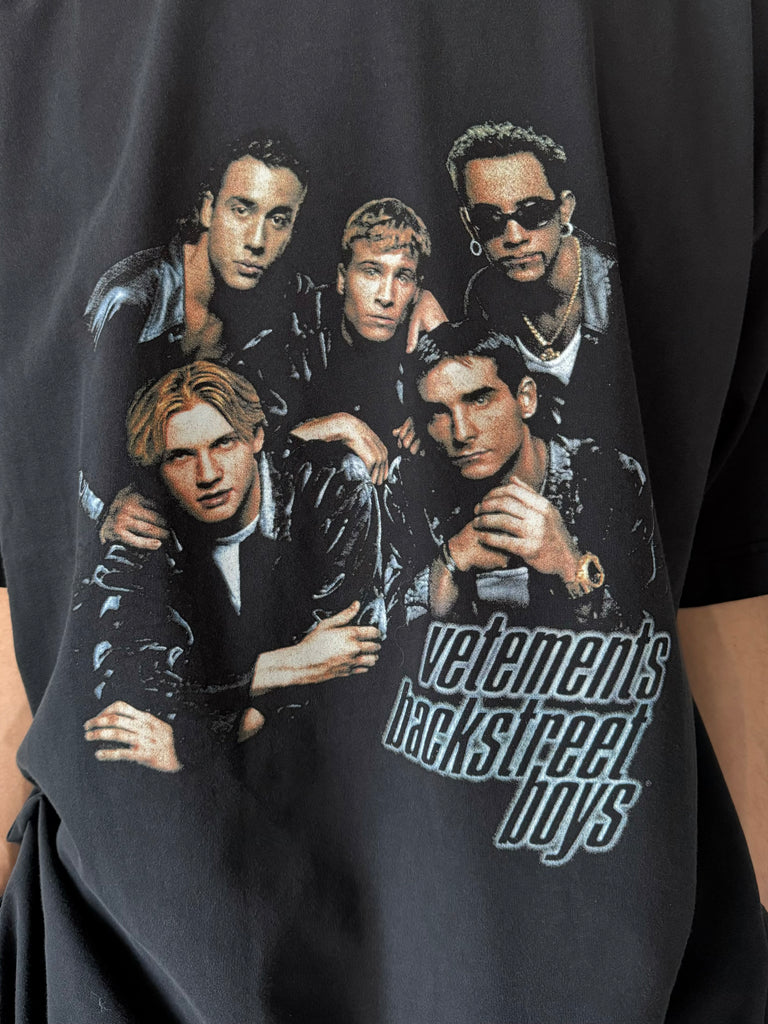 BACKSTREETBOYS OVERSIZED T-SHIRT BLACK