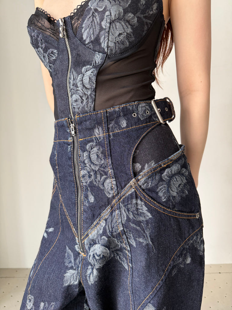 FETICO ROSE DENIM HIGH-WAIST JEANS フェティコ 正規取扱店