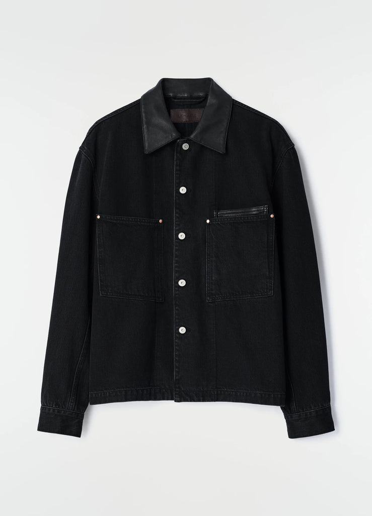 【SH1310 LD1075】WORKWEAR OVERSHIRT BLACK