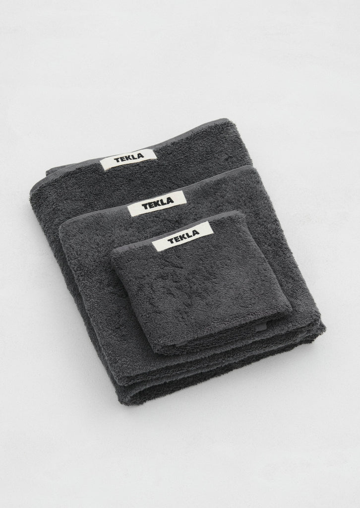 GUEST TOWEL  CHARCOAL GREY