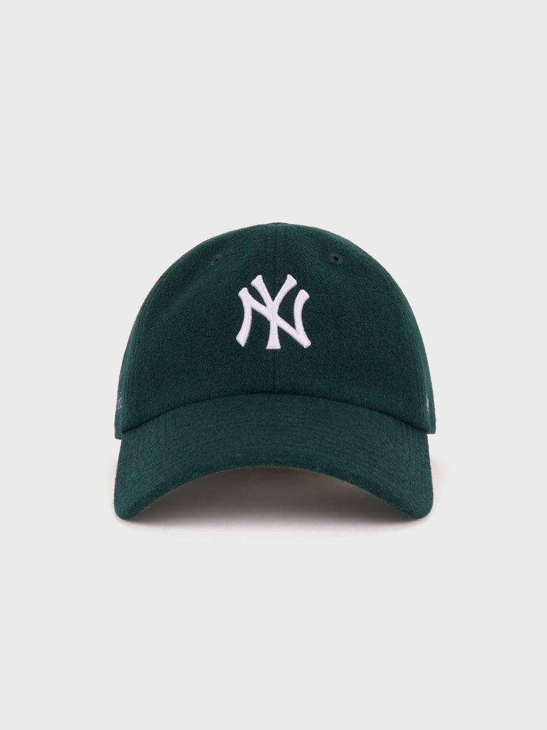 YANKEES SERIF WOOL HAT GREEN