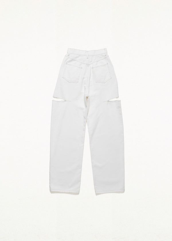 5-POCKET TROUSERS WHITE