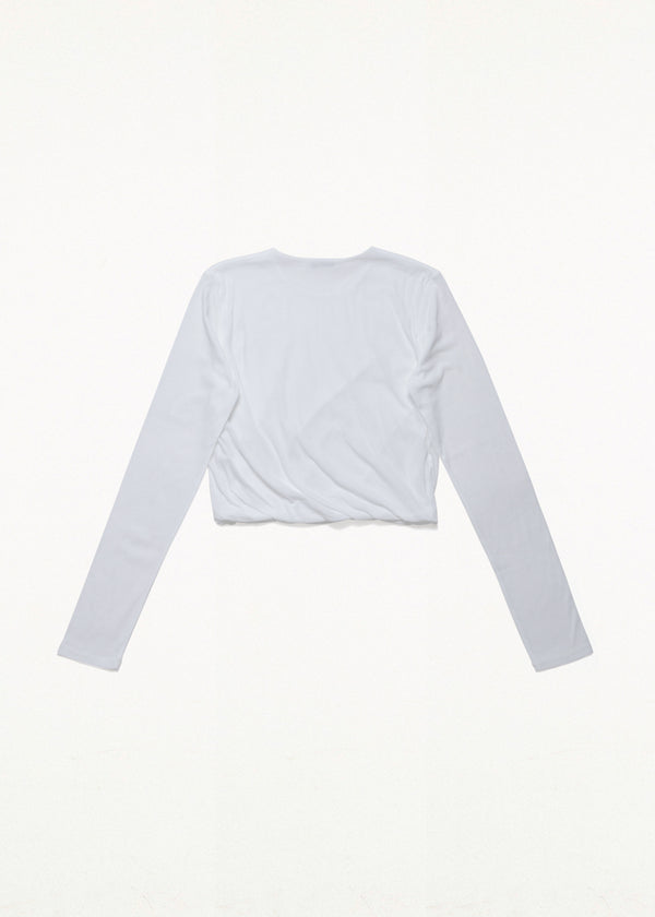 CROPPED JERSEY WHITE