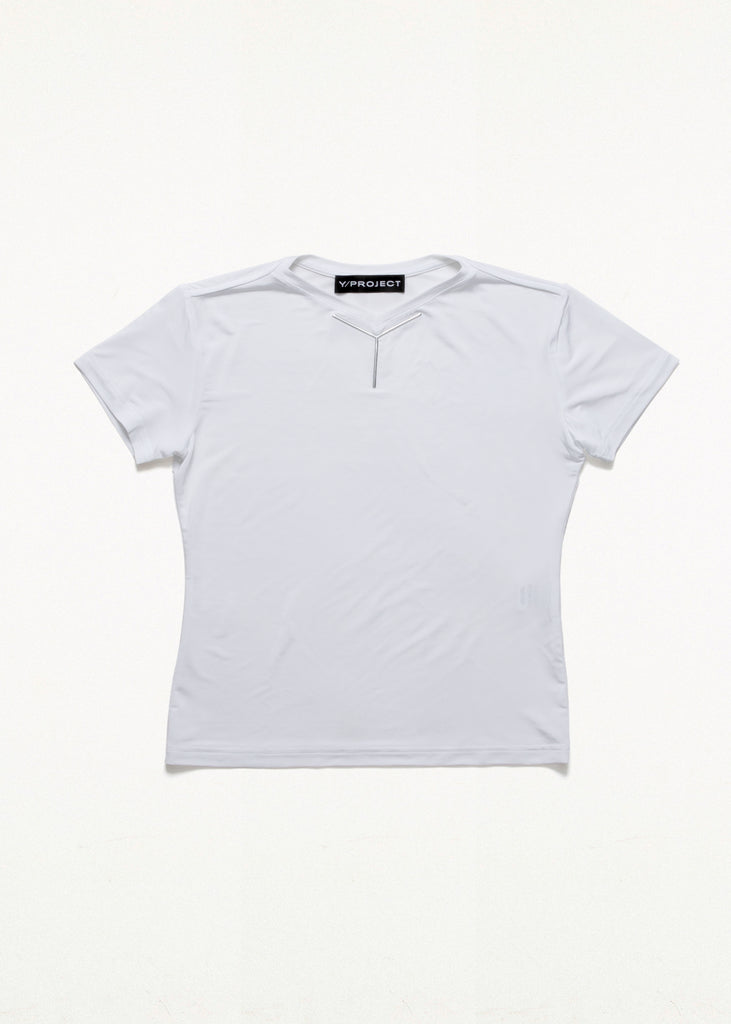 Y BABY TEE WHITE