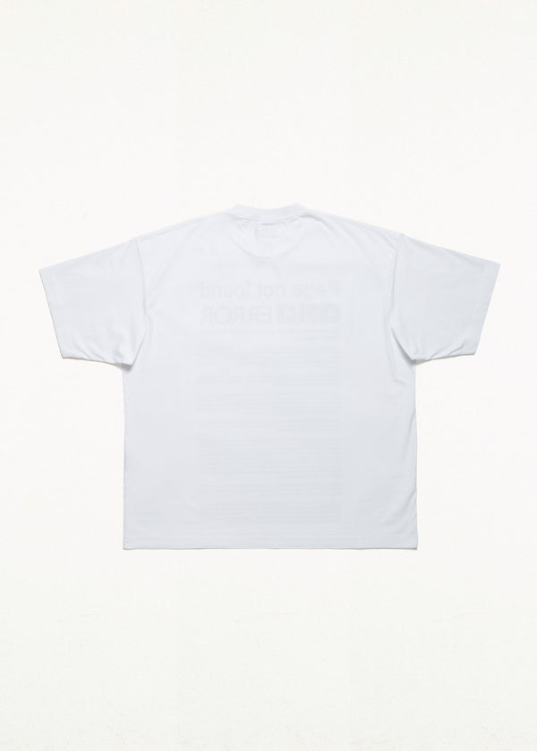 PAGE NOT FOUND T-SHIRT WHITE