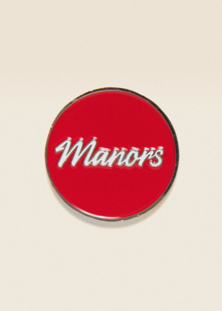 CLASSIC Manors BALL MARKER  RED